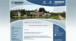 Desktop Screenshot of milesov.cz